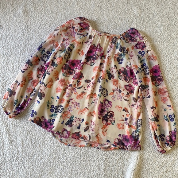 Vintage America floral blouse size Small - Picture 7 of 9